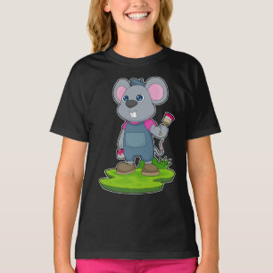 Måla målpensel för mus t shirt