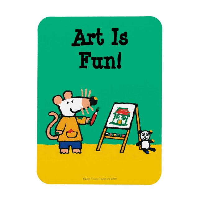 Måla med Maisy! Magnet (Vertikal)