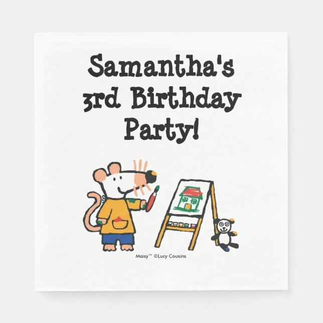 Måla med Maisy! Pappersservett (Framsidan)