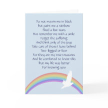 Måla mig en regnbåge - Sista farväl