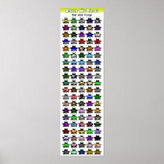 Måla min groda Poster