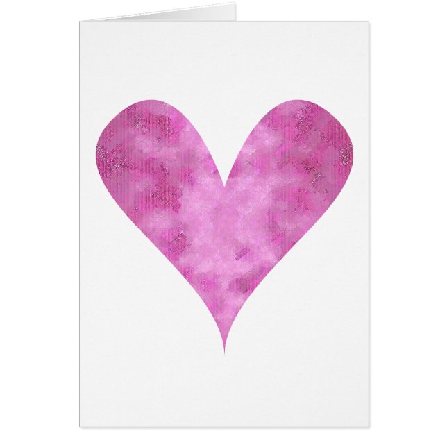 Måla-my-Hjärta rosor Hälsningskort (Framsidan)