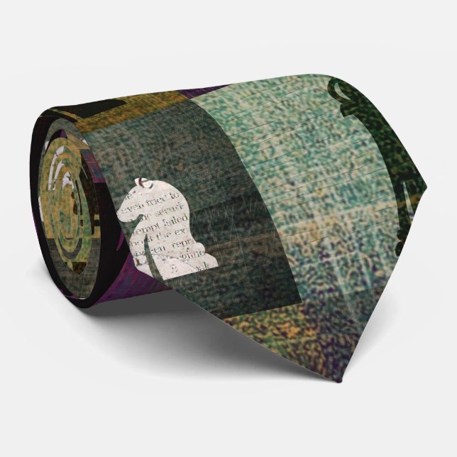 Måla och skriv ut schackbrädet, och schacket slips (Rullad)