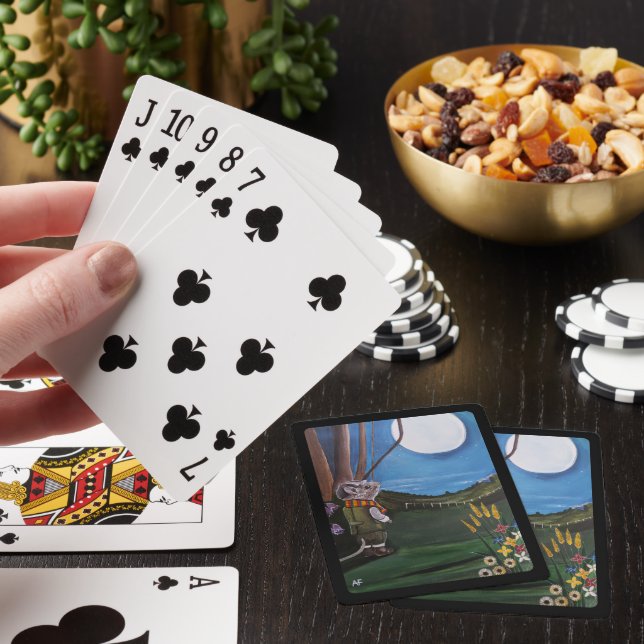 Måla önskan på månen av Alfred Fox Casinokort (På plats)