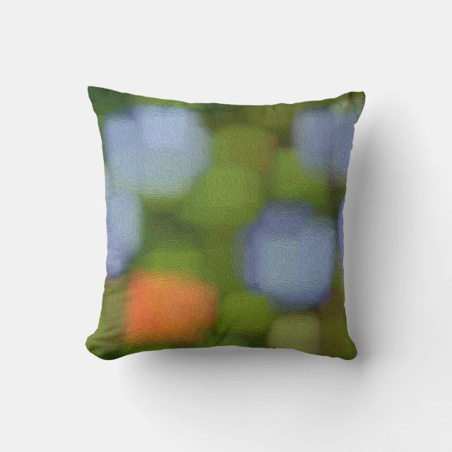Måla på Abstrakt för multifärgad Kudde (Framsida)