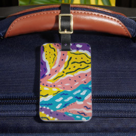 Måla på Abstrakten färg och Flöde Bagagebricka