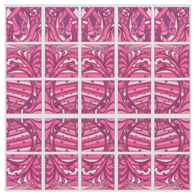 Måla på abstraktens Rosa Tyg (Närbild)