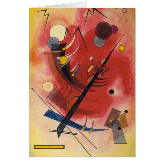 Måla på inre simulering av Abstrakt Hälsningskort (Framsidan)