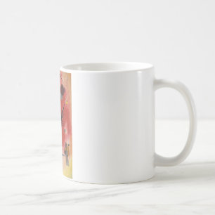 Måla på inre simulering av Abstrakt Kaffemugg
