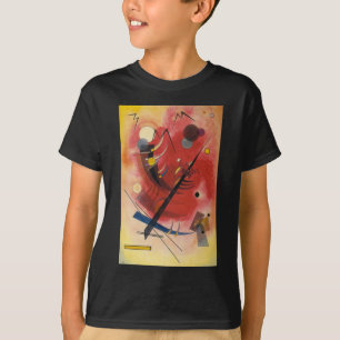 Måla på inre simulering av Abstrakt T-shirt