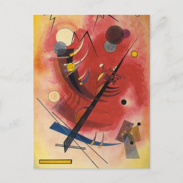 Måla på inre simulering av Abstrakt Vykort (Framsida)