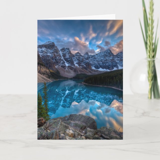 Måla på morainen kort (Framsida)