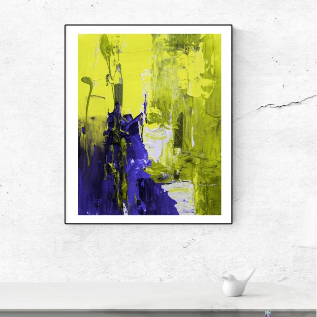 Måla platterad väggbild. poster (Skapare uppladdad)