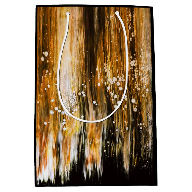 Måla Pour Cells Svep Abstrakt Art (Framsidan)