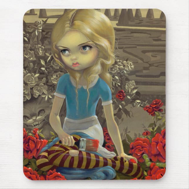 "Måla ro röda" Mousepad Musmatta (Framsidan)