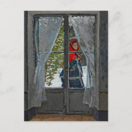 Måla röd kerChief-Vintage Vykort