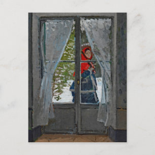 Måla röd kerChief-Vintage Vykort