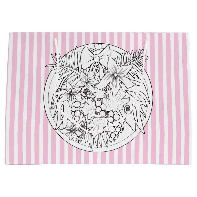 Måla själv bild på ett tropiskt mönster (Framsidan)