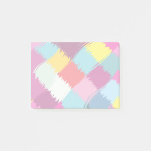 Måla slår abstrakt design post-it block