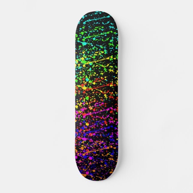 Måla splatteren skateboard bräda 19,5 cm (Framsida)