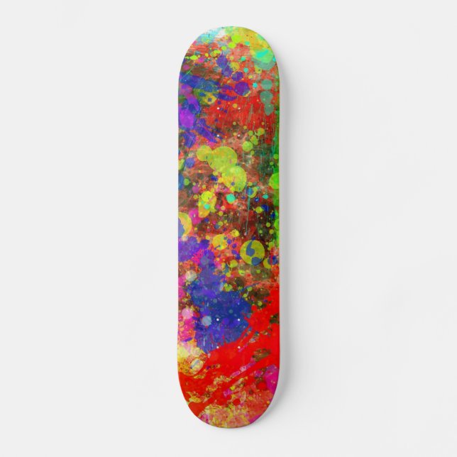 Måla splatteren skateboard bräda 21,5 cm (Framsida)