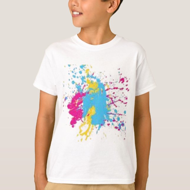 måla splatteren t shirt (Framsida)