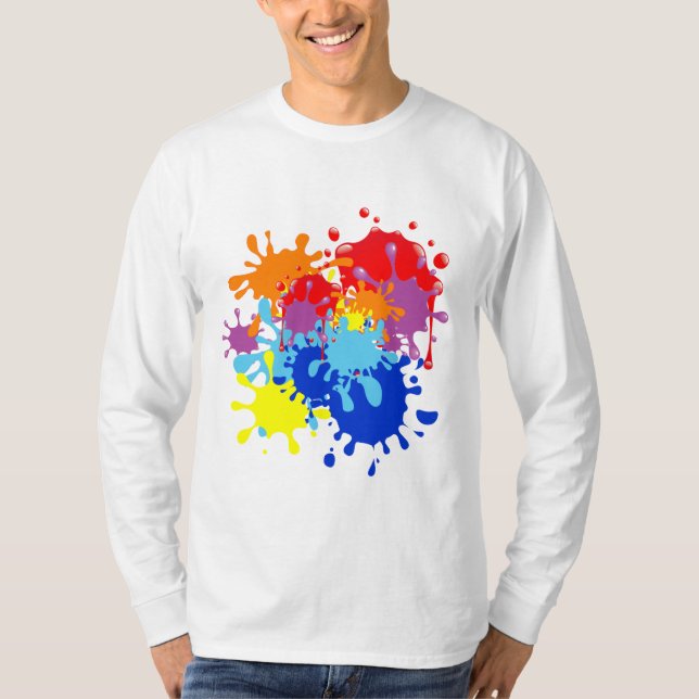 Måla splatteren t-shirt (Framsida)
