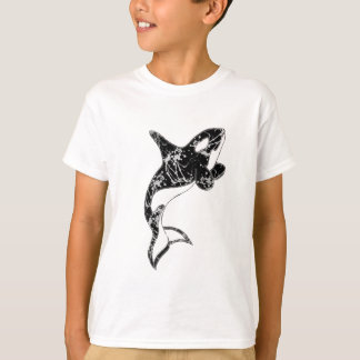 Måla SplatterOrcakonst T-shirt