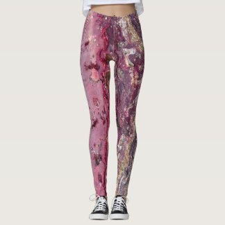Måla Splatterstendamasker Leggings