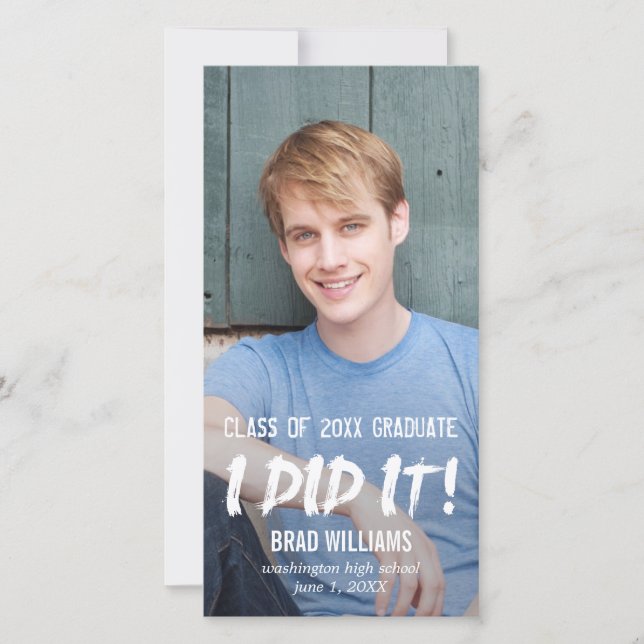 Måla Stadens Examen Förhandsvisning Meddelande (Framsida)