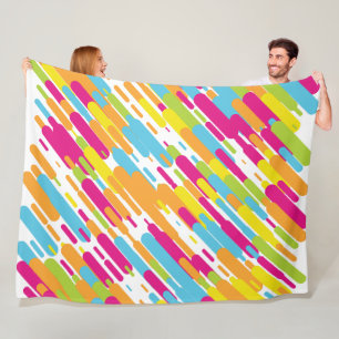Måla Stänk 60 x 80 Blankett med bildskärm Fleecefilt