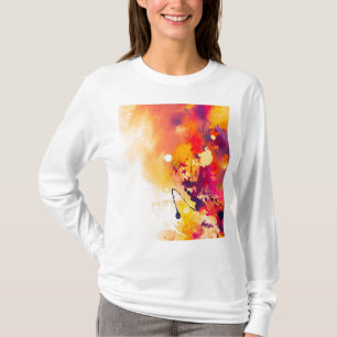 Måla stänk målar den färgrika Splatterdesignen T Shirt