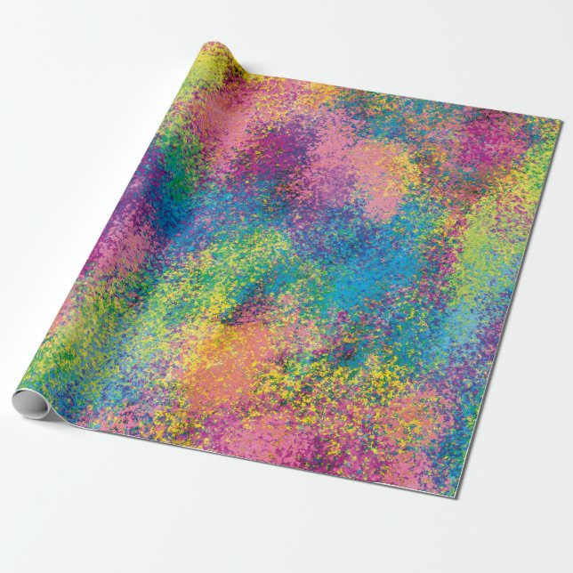 Måla stänk. presentpapper (Utrullad)
