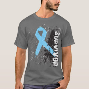 Måla stänkdesignen - prostatacanceröverlevande t-shirt