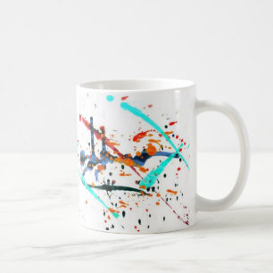 måla stänkmuggen kaffemugg