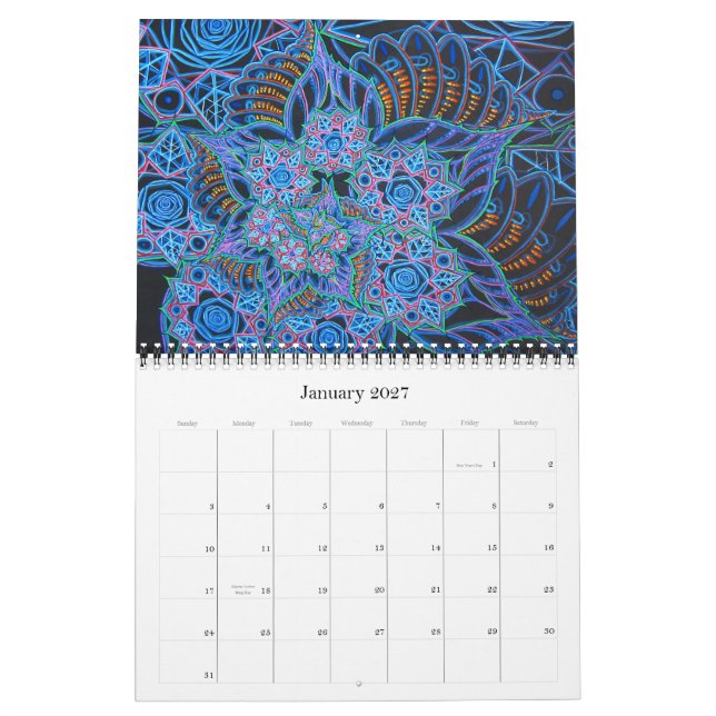 Måla stunder som dansar kalender 2011 (Jan 2027)