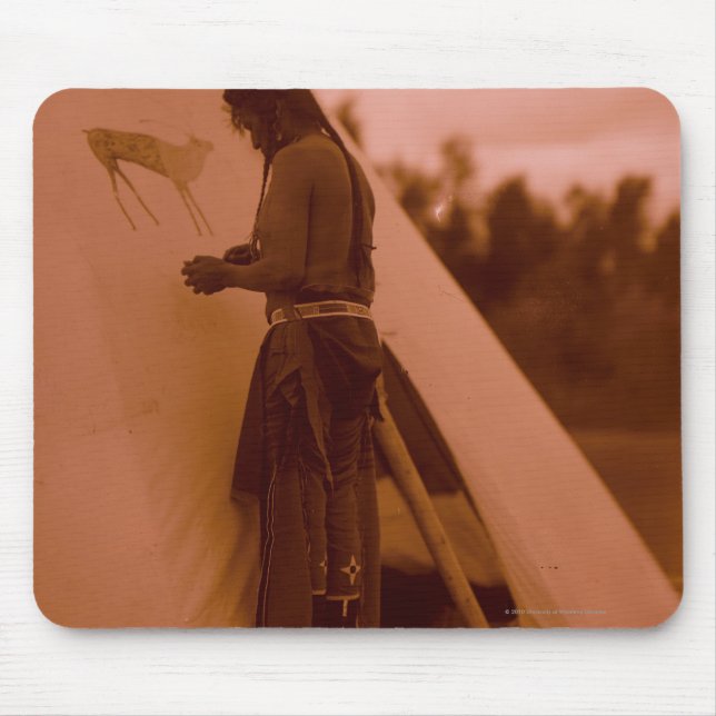 Måla underteckna av hans medicin musmatta (Framsidan)