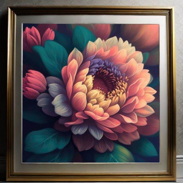 Måla upp blomma poster (Skapare uppladdad)