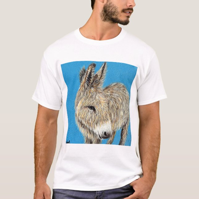 Måla vänligt på Donkey T Shirt (Framsida)