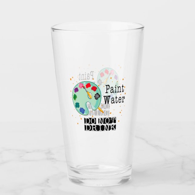 Måla Vatten, drick inte Glaskopp (Framsida)