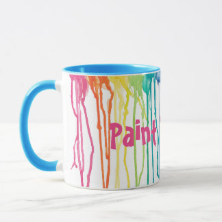Måla vatten? Regnbågsdropp Mugg