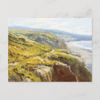 Måla vid den Jeff hornen Vykort