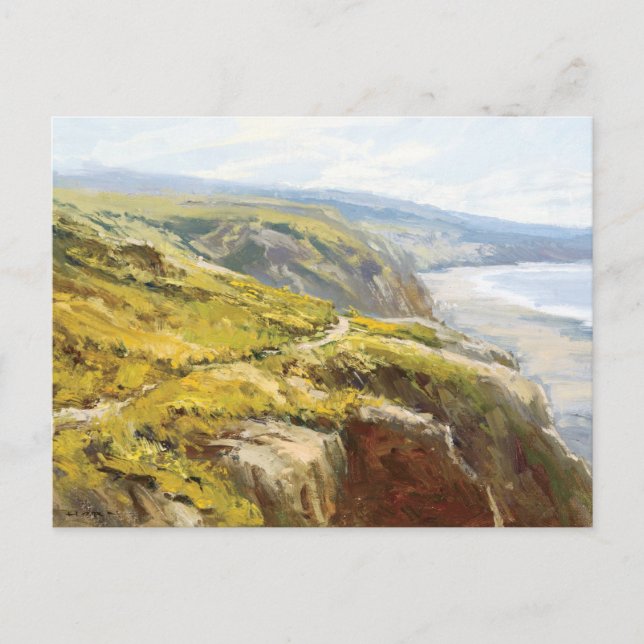 Måla vid den Jeff hornen Vykort (Framsida)