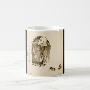 Måla vid Miyamoto Musashi, C.-1600s Kaffemugg
