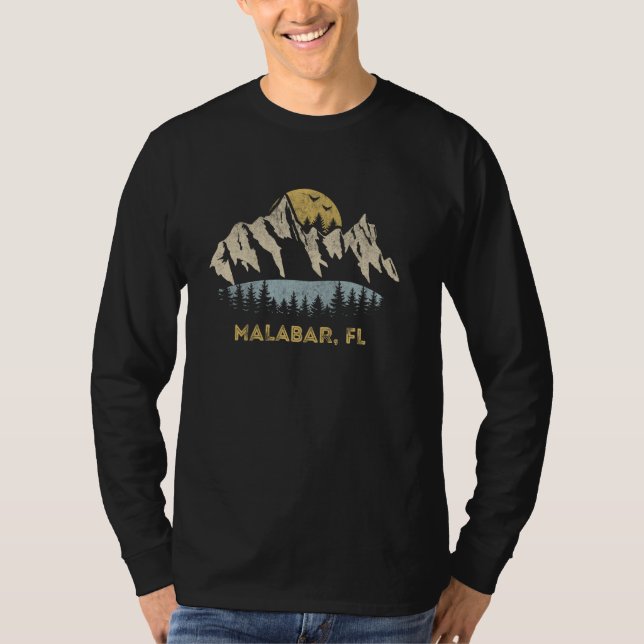 Malabar Florida Mountain Sunset Sunrise FL T Shirt (Framsida)