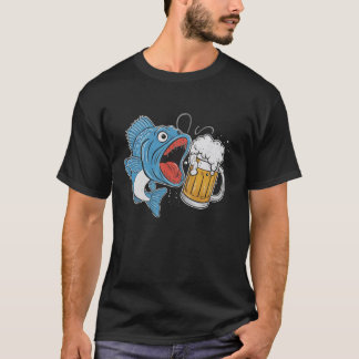 Malabborrfiske Malabborre & Öl Det är därför jag ä T Shirt
