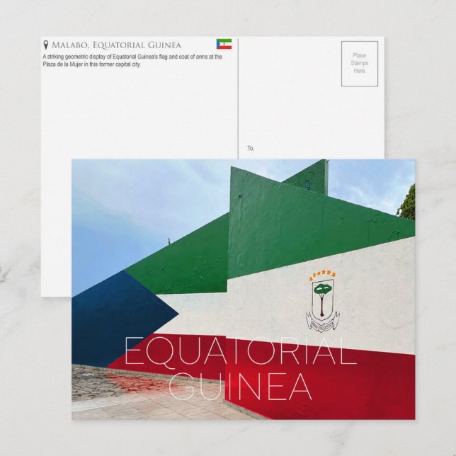 Malabo, Ekvatorialguinea Resebrevkort Vykort (Fram/baksida)