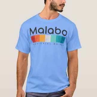 Malabo Equatorial Guinea Retro Design  T Shirt