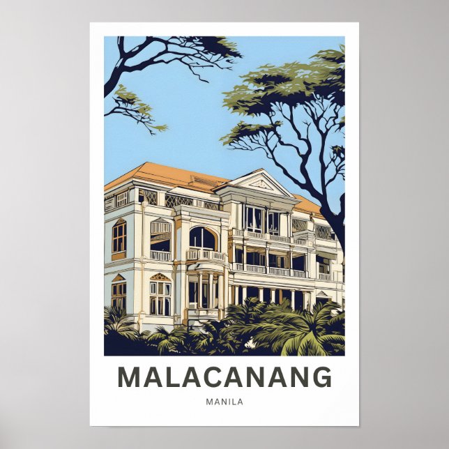 Malacañang Manila Travel Skriv ut Poster (Framsidan)