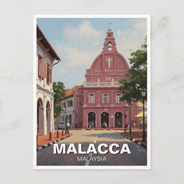 Malacca Malaysia Vykort (Framsida)